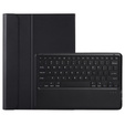 Tok + billentyűzet Samsung Galaxy Tab S9+, Leather Pen Slot, fekete