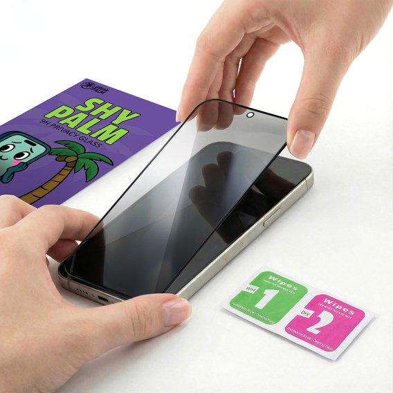 Shy Palm Privacy edzett üveg Samsung Galaxy A35 5G/A55 5G-hez