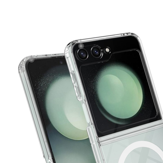 Tok a Samsung Galaxy Z Flip7 FE / Z Flip6, Fusion Hybrid, MagSafe-hoz, átlátszó