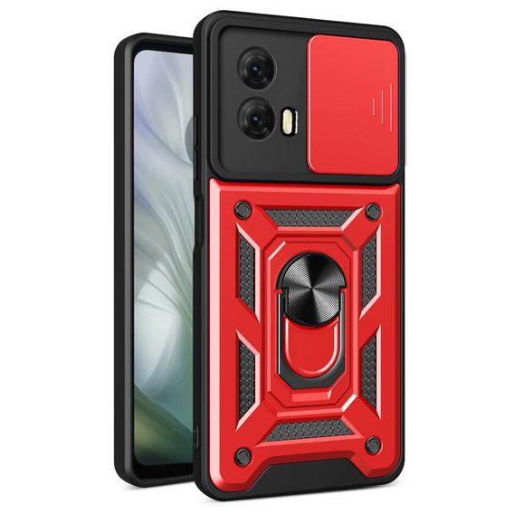 Telefontok a Motorola Moto E14, CamShield Slide, piros