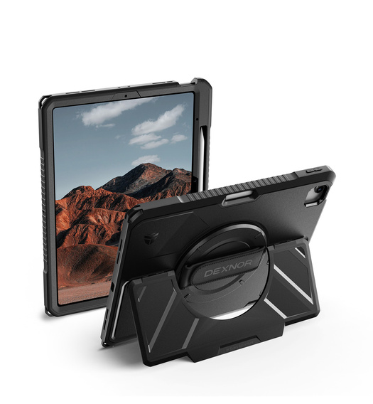 Dexnor 360° tok pánttal és tolltartóval iPad Air 13" 2025/2024 (7./6. generáció) készülékekhez