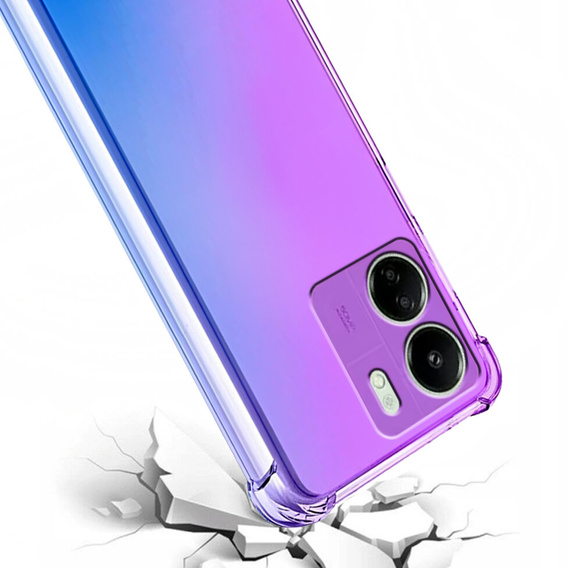 Tok Xiaomi Redmi 13C / Poco C65, Gradient Dropproof, Lila / kék
