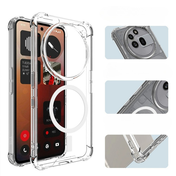 IMAK Telefontok a Nothing Phone 3a Pro, Dropproof, átlátszó