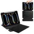 Billentyűzet tok iPad Pro 11" 2024 (5 gen.), Rotary 360° Leather, fekete