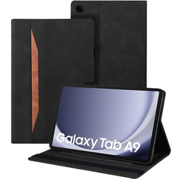 Tok Samsung Galaxy Tab A9, Classic, tolltartóval, fekete