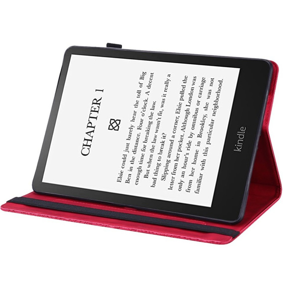 Pattintható tok Amazon Kindle Paperwhite 5 (2021), flower, kék