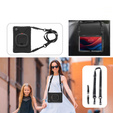 Gyerek tok Lenovo Tab M11, páncélozott, pánttal, fekete