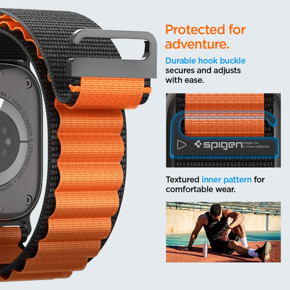 Spigen WBF1 szíj Apple Watch 8/9/10/11/SE/Ultra 1/2 (44/45/46/49 mm) készülékekhez
