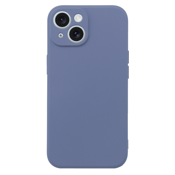 Telefontok a iPhone 15, Silicone Lite, levendula