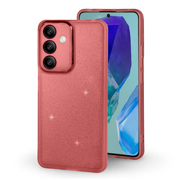Telefontok a Samsung Galaxy M55 5G, Glittery Powder, piros