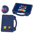 Gyermek tok Samsung Galaxy Tab A9, Cute Patterns, állvánnyal, sötétkék