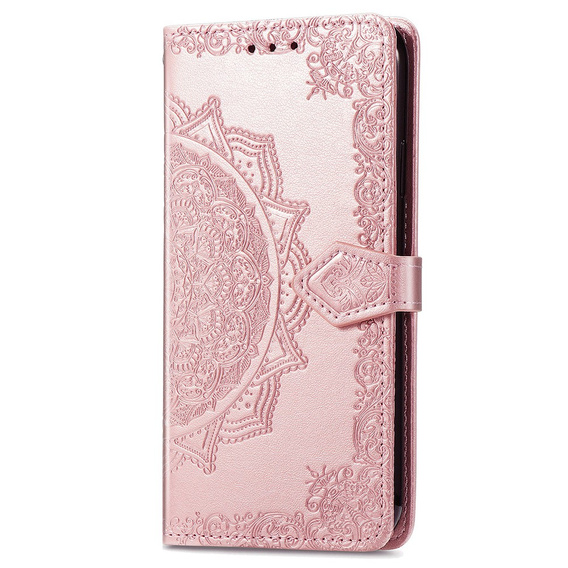 Pattintható tok a Xiaomi 14T Pro, Mandala, rózsaszín rose gold