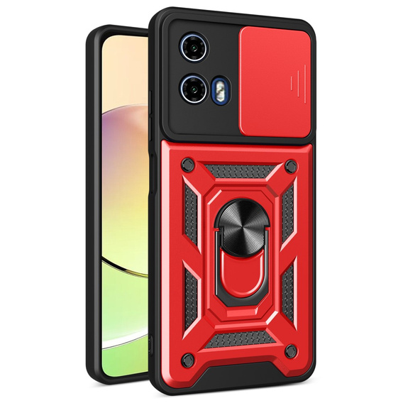 Telefontok a Motorola Moto G24 / G24 Power / G04, CamShield Slide, piros