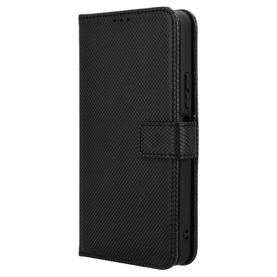 Pattintható tok a Xiaomi Redmi A3, Wallet Smart Magnet, fekete