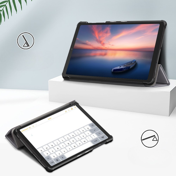 Tok Samsung Galaxy Tab A7 Lite 8.7 T220 / T225, Smartcase, szürke