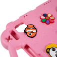 Gyermek tok Apple iPad Air 11" 6 gen. 2024, Cute Patterns, állvánnyal, rózsaszín