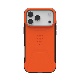 Urban Armor Gear tok iPhone 17 Pro Max, Civilian MagSafe, narancssárga