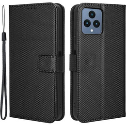 Pattintható tok a T Phone 5G, Wallet Magnet, fekete