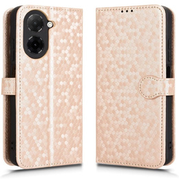 Flap tok Xiaomi Redmi A5, Wallet Rhombus, rózsaszín