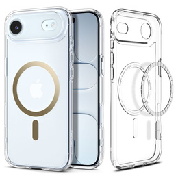 Spigen Ultra Hybrid MagSafe tok iPhone Air készülékhez, átlátszó / arany színű
