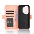 Pattintható tok a Honor 400 Pro 5G, Card Slot, rózsaszín