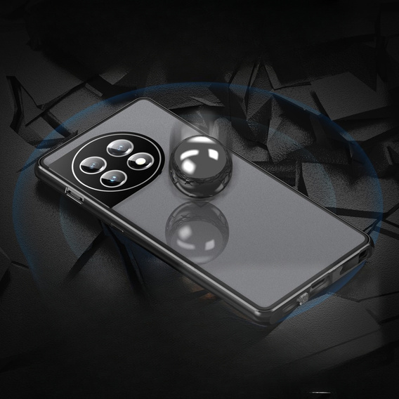 Tok OnePlus 11 5G, Magnetic Dual Glass, fekete