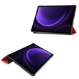 tok Samsung Galaxy Tab S9 FE-hoz, háromrétegű, piros