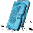 Pattintható tok a Realme Note 50, Butterfly, kék