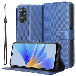 Pattintható tok a Oppo A17, Smart Magnet, kék