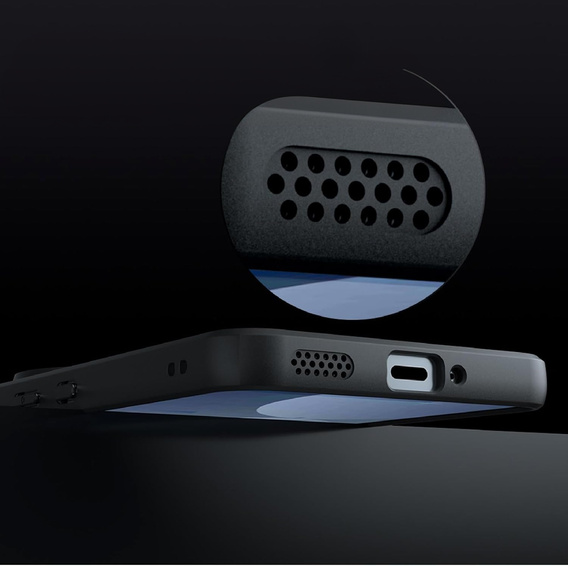 Tok Nothing Phone 3A Pro-hoz, MagSafe, ERBORD Matt Case, fekete