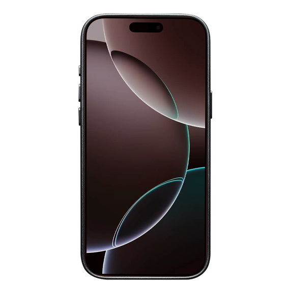 QIALINO tok iPhone 17 Pro készülékhez, MagSafe-hoz, kameravédelemmel, fekete