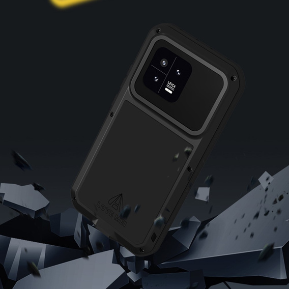Love Mei Telefontok a Xiaomi 13, armored with glass, fekete