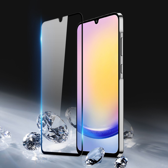 Edzett üveg Samsung Galaxy A25 5G, Dux Ducis teljes képernyő fekete kerettel, üveg