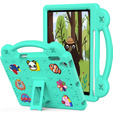 Gyermek tok iPad 9.7" 2018/2017 (6/5 gen.) / Pro 9.7" 2016, Cute Patterns, állvánnyal, zöld