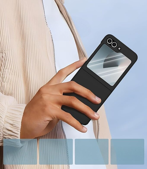 Tok Samsung Galaxy Z Flip7 FE / Z Flip6, PC Case, fekete