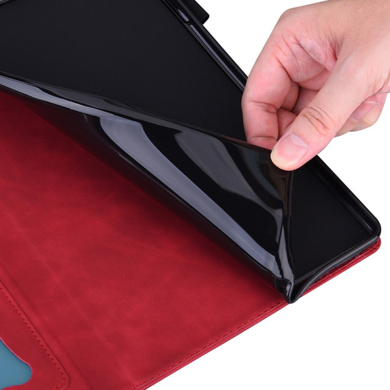 Tok Xiaomi Redmi Pad SE 8.7, Classic, tolltartóval, piros