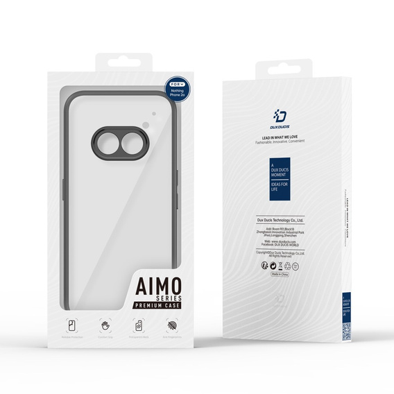 DuxDucis tok Nothing Phone 2a, Aimo case, fekete