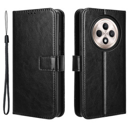 Pattintható tok a Oppo Reno 12FS / 12F, Crazy Horse Wallet, fekete