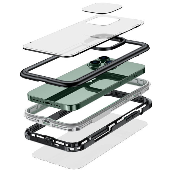 IP68 vízálló tok a iPhone 14 Pro, fekete