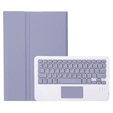 Touchpad Bluetooth billentyűzet tok Lenovo Idea Tab 11" 2025 TB336FU TB336ZU TB336ZU, lila