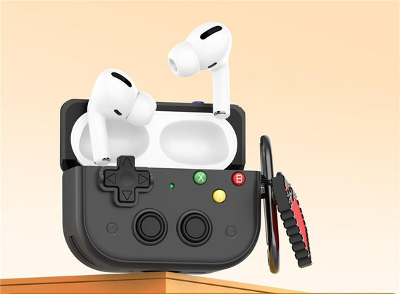 Retro konzol tok szívcímkével az AirPods Pro 3 készülékhez