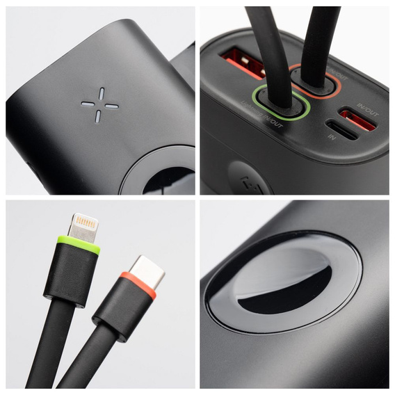 Forcell F-Energy 10000 mAh power bank Apple Watch töltővel