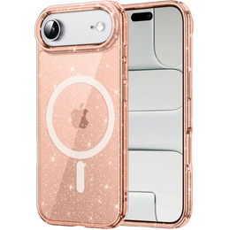 Tok iPhone Air készülékhez, MagSafe, csillogó, áttetsző arany