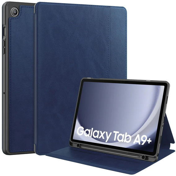 Telefontok a Samsung Galaxy Tab A9+, Business Card and Pen Slot, kék