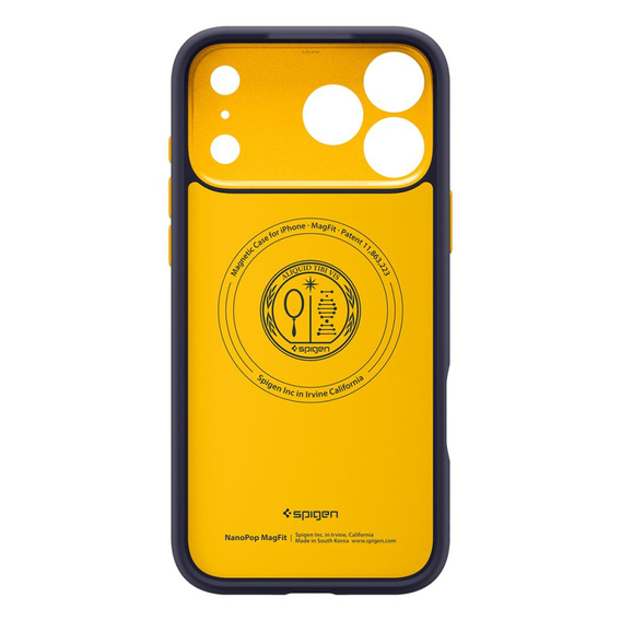 Spigen tok iPhone 17 Pro Max készülékhez, Nano Pop Mag Mag MagSafe, Blueberry Navy