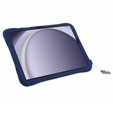 Gyermek szilikon tok Samsung Galaxy Tab A9+ X210 / X215 / X216B, páncélozott, asztronauta, tengerészkék