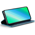 Pattintható tok a Samsung Galaxy S23, ERBORD Waxy Wallet, kék