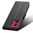 Flip tok Motorola Moto G84 5G-hez, Smart Magnet, fekete