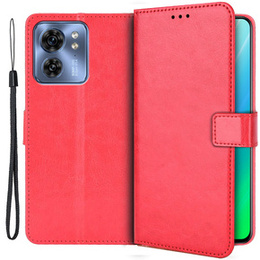 Pattintható tok a Motorola Edge 40, Wallet, piros