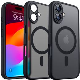 Matt tok iPhone 17 készülékhez, Magsafe-hoz, matt fekete